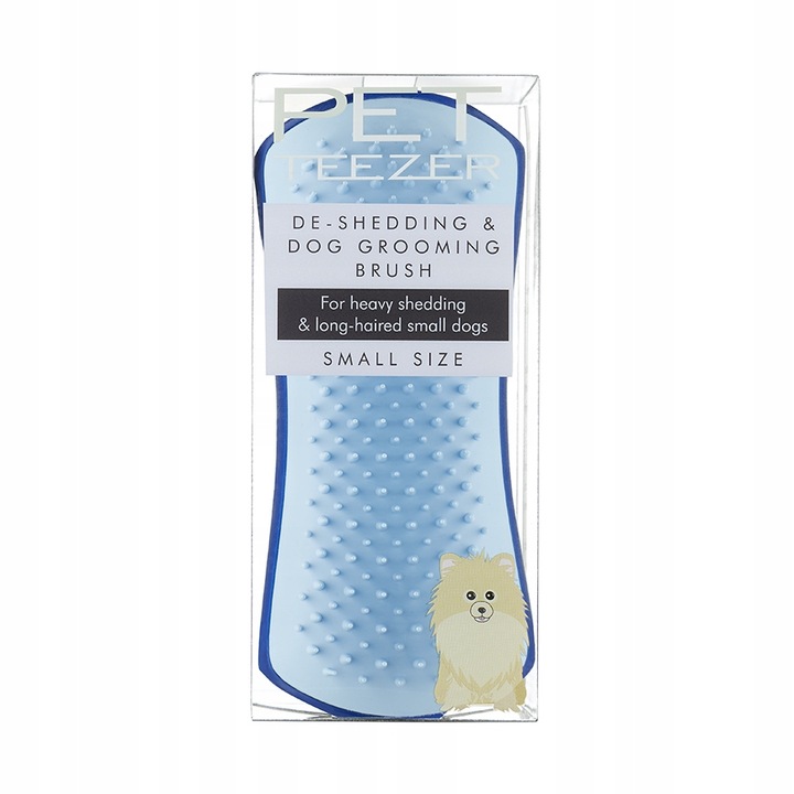 PET TEEZER De-Shedding Small Light Blue
