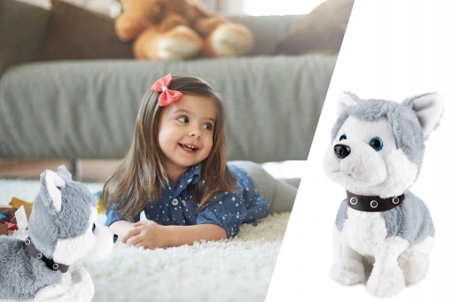 PIESEK Pies Interaktywny SZCZEKA SIADA WĘSZY REAGUJE NA DŹWIĘK