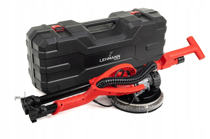 SZLIFIERKA DO GIPSU ŻYRAFA GŁADZI TYNKÓW LED Z ODSYSEM PAPIER WALIZKA WOREK