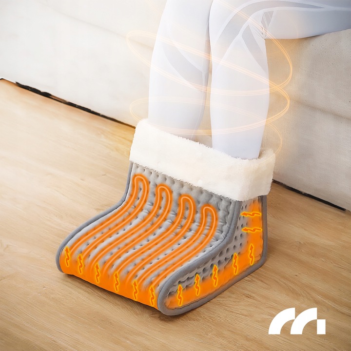 ELEKTRYCZNY BUT OGRZEWACZ STÓP NÓG MIĘKKI OCIEPLACZ Z PILOTEM 3