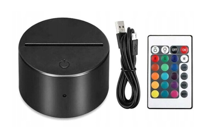 Lampka Nocna 3D LED Dla Dzieci Piłka Nożna Korki Twój Napis Imię Prezent