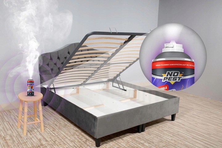 BOMBA NA PLUSKWY KARALUCHY PAJĄKI FOGGER NO PEST 400ML GRANAT ULTRA