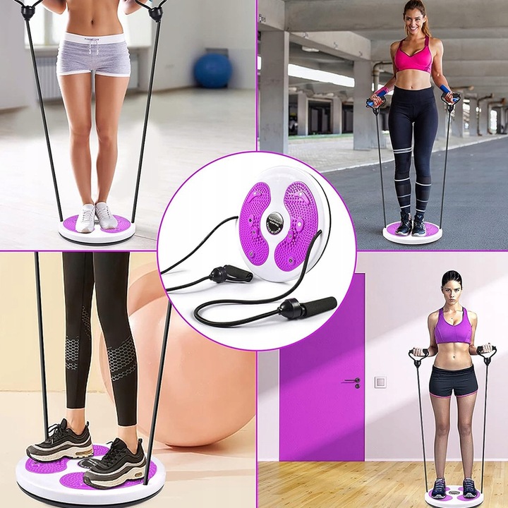 Twist Board z podeszwą masującą do bioder i talii, sprzęt do ćwiczeń w domu