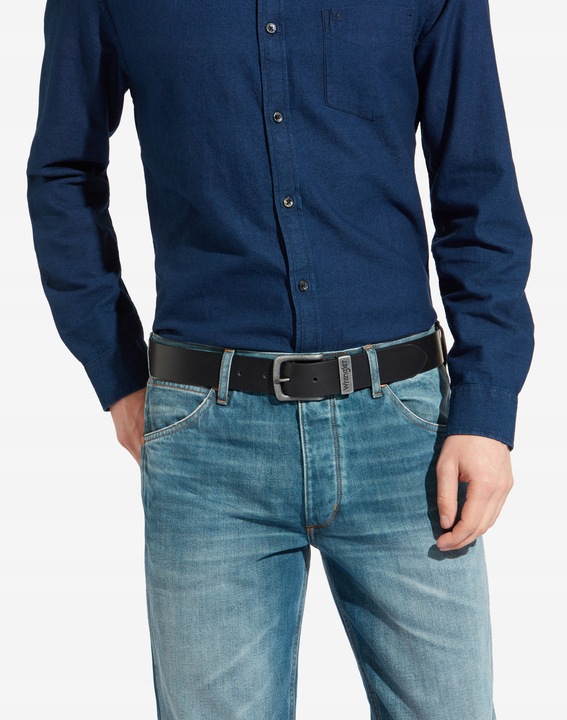 Pasek Wrangler BASIC METAL LOOP W0080US01 Blk 110