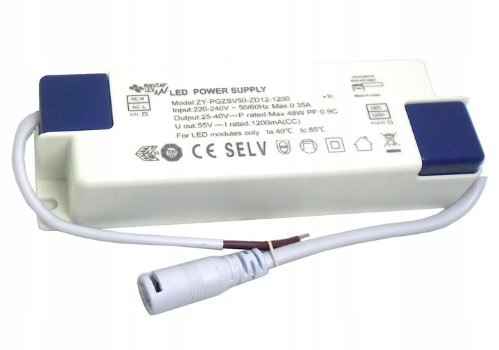 Zasilacz LED Driver 1200mA 25-40v - 50v do paneli led 40w 48w 50w 60w