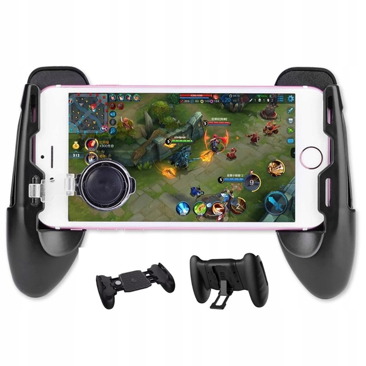 GAMEPAD KONTROLER UCHWYT DO TELEFONU ANDROID IOS TRIGGER FORTNITE PUBG PAD