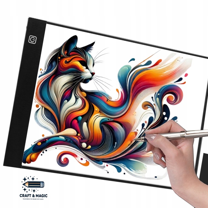 TABLET GRAFICZNY - ROZMIAR A4 - PREZENT POD CHOINKĘ - DESKA KREŚLARSKA