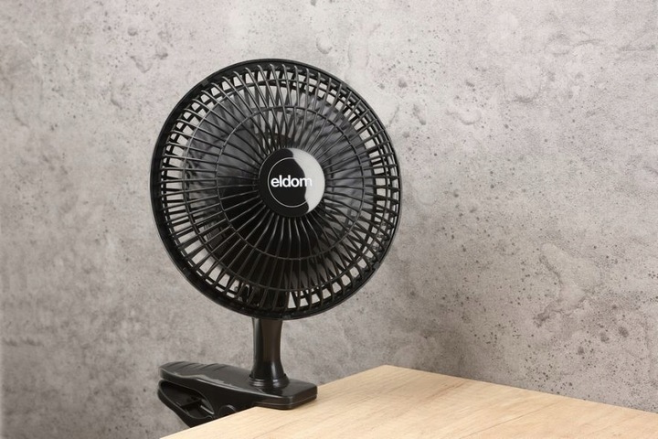 WENTYLATOR BIURKOWY WIATRAK Z KLIPSEM ELDOM WG20 Mocny