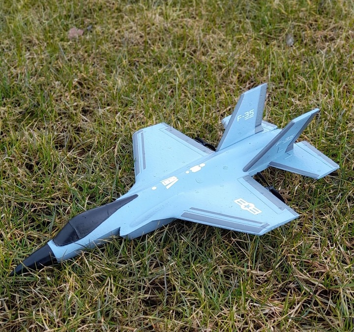 Samolot Zdalnie Sterowany Latający F35 Odrzutowiec RC JET Duży Zasięg Pilot