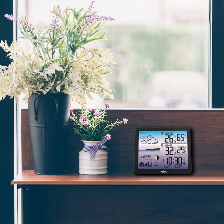 STACJA POGODOWA Z DCF METEO SP107C POGODYNKA