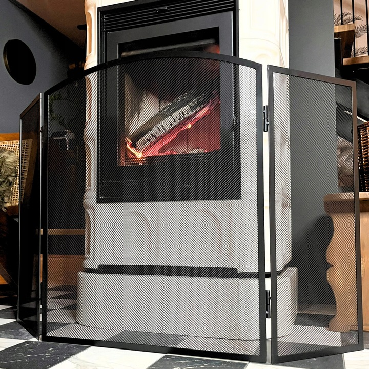 PARAWAN KOMINKOWY EKRAN do Kominka OSŁONA OCHRONNA Kratka XL