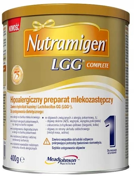 NUTRAMIGEN 1 LGG COMPLETE 400 gram preparat mlekozastępczy