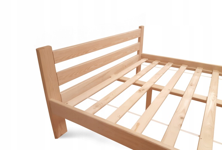 ŁÓŻKO DREWNIANE sosnowe Relax 140x200 + stelaż drewniany