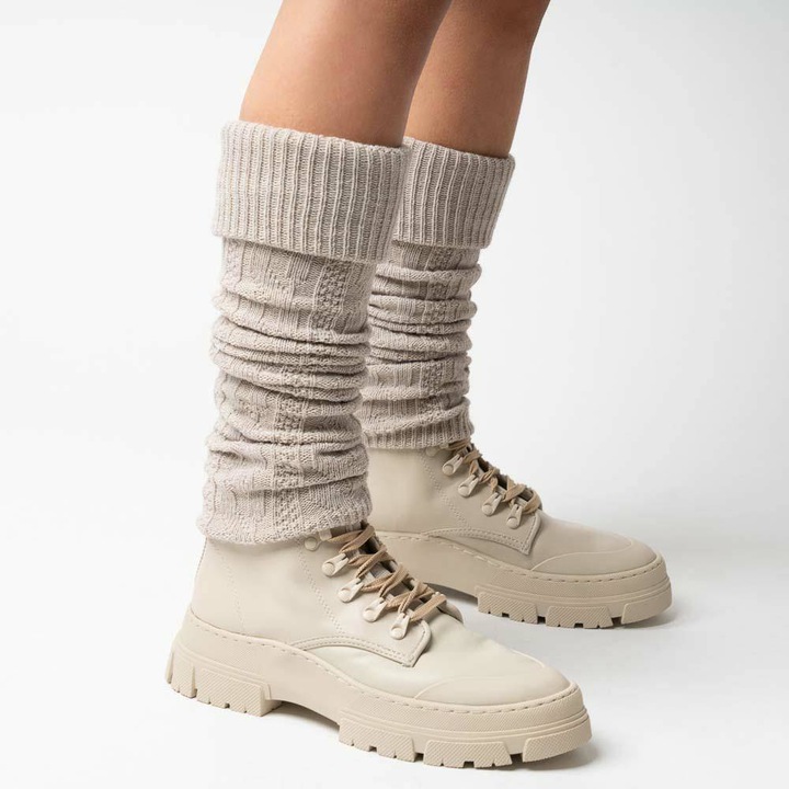 STEVEN 095 WEŁNIANE getry damskie młodzieżowe OCIEPLACZE