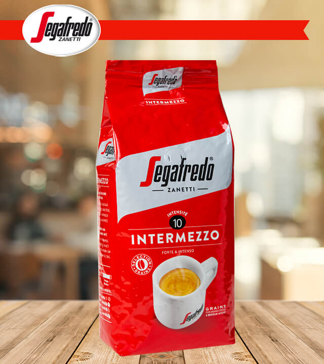 Kawa ziarnista SEGAFREDO INTERMEZZO 1 kg + GRATIS videobook