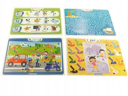 Clementoni pióro 1000 pytan 3-6 przedszkolaka50653