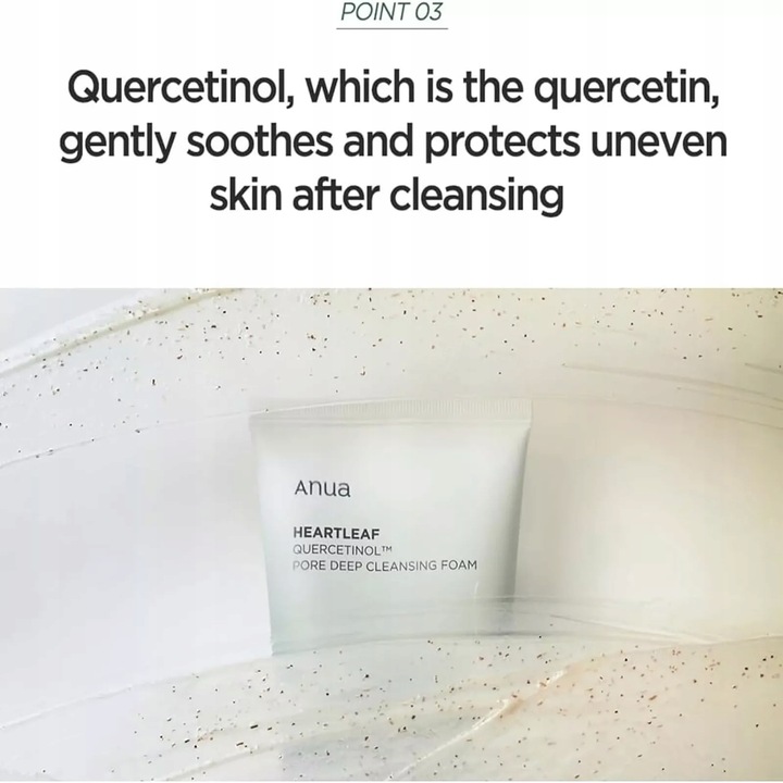 ANUA Heartleaf Quercetinol Pore Deep Foam MyjąCa Pianka Do Twarzy 150 ml
