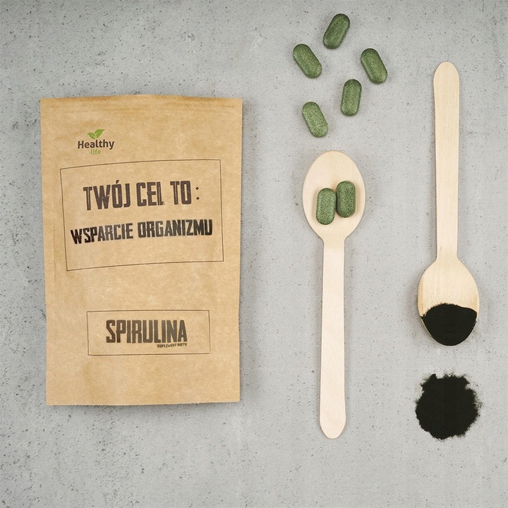 Twój cel to: Wsparcie organizmu - Spirulina 100 tabletek