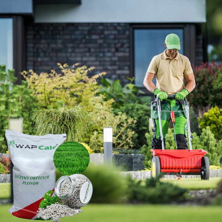 Wapno Granulowane do Trawnika Anty Mech 24,4 kg Nawóz Ogrodowe
