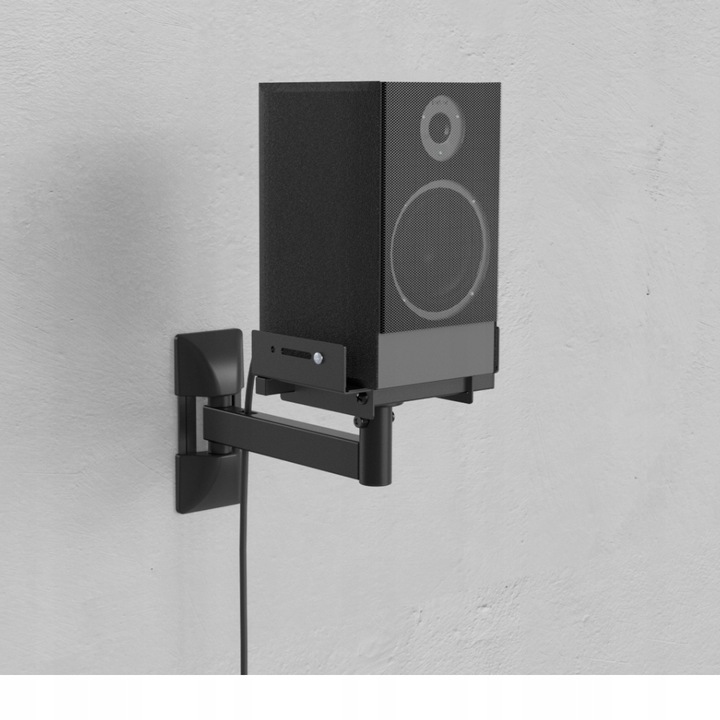 Uchwyty ścienne do głośników 2szt. Zaciskowe Regulowane Obrotowe