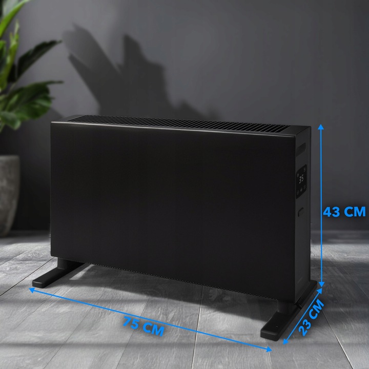 Grzejnik elektryczny konwektorowy EBERG DEXO 2000W WiFi termostat LED pilot