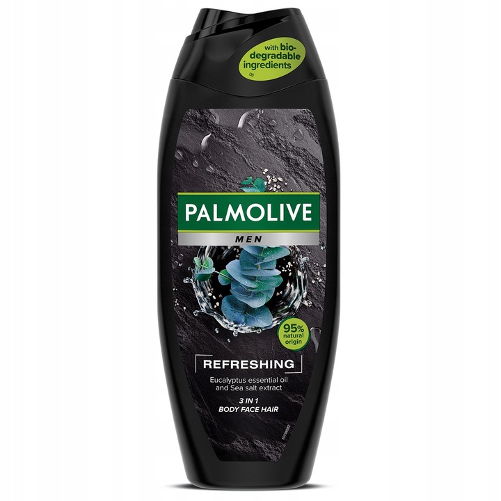 PALMOLIVE MEN żel pod prysznic męski 3w1 4x500 ml