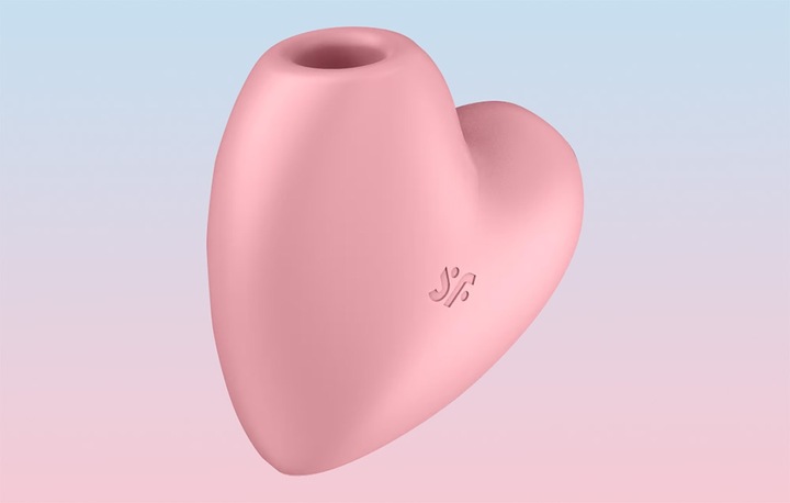 SATISFYER CUTIE HEART MASAŻER ŁECHTACZKI WIBRATOR BEZDOTYKOWY 12 TRYBÓW