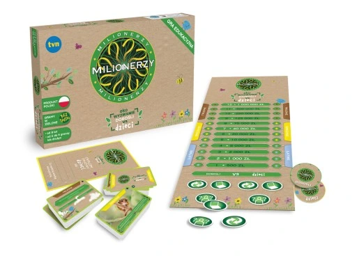 MILIONERZY DZIECI KONTRA RODZICE gra planszowa