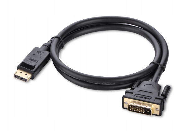 Kabel Przewód Adapter Konwerter DisplayPort DP do DVI 2 m 1080 full HD 2m