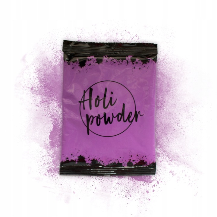 Kolorowe proszki Holi na festiwal święto kolorów PAKIET 12 SZTUK do