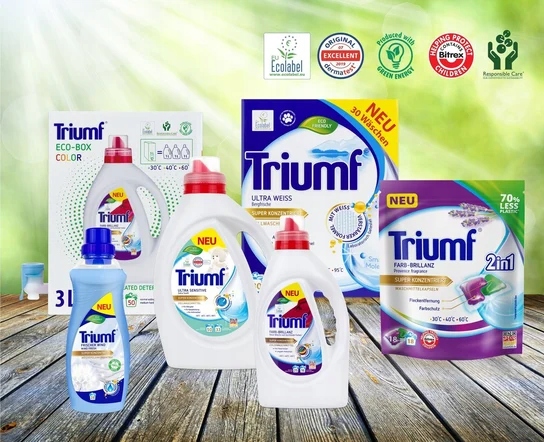 Kapsułki do prania TRIUMF kolor kolorowych ubrań niemieckie DE 30 szt