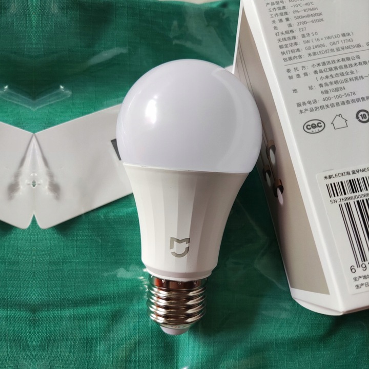 XIAOMI MI SMARTL LED żarówka E27 WiFi 2700K