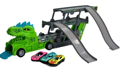 Laweta Tir Ciężarówka Wyrzutnia 6 Aut Autka Zestaw Samochód + Resoraki Auta