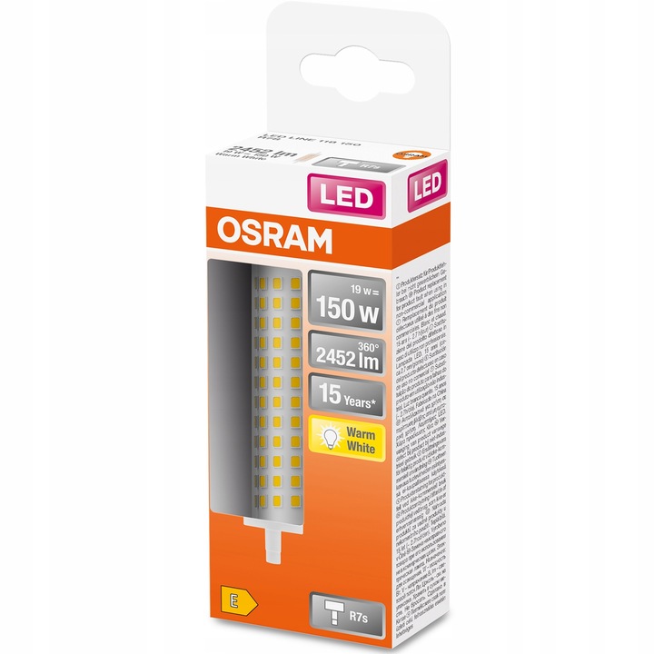 Żarówka LED R7s ŻARNIK 118mm 19W 150W 2700K OSRAM
