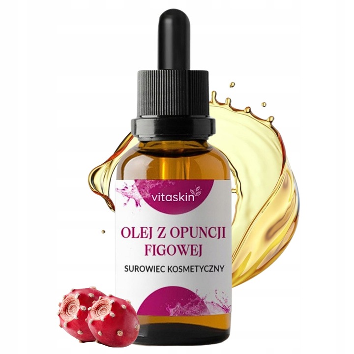 Olej z opuncji figowej 100% naturalny na zmarszczki pielęgnacja twarzy 30ml