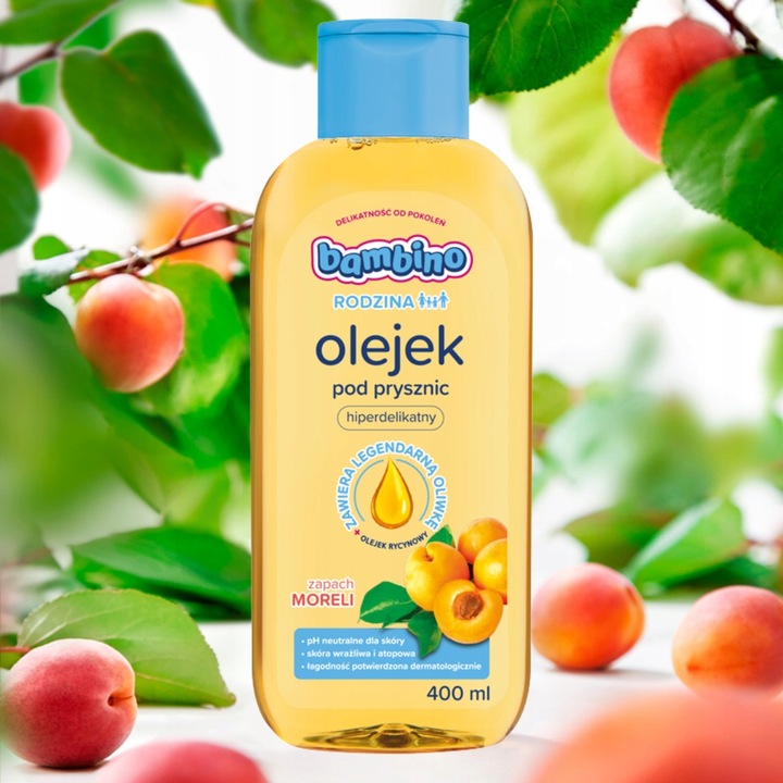 BAMBINO Rodzina Olejek do kąpieli Morela 400 ml