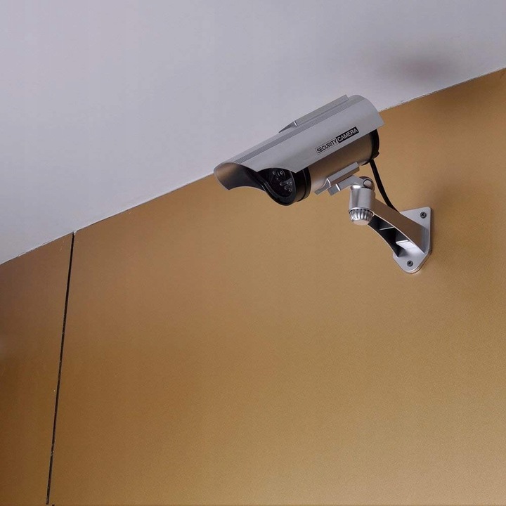 KAMERA ATRAPA IR LED MONITORING KAMERA ZEWNĘTRZNA ŚCIENNA Z DIODĄ MIGAJĄCA