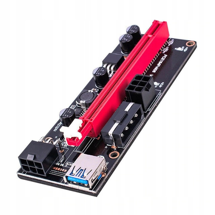 Riser 009S GOLD USB 3,0 PCI-E 1x-16x 6PIN SATA