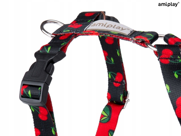 amiplay Szelki regulowane Guard BeHappy M Cherry