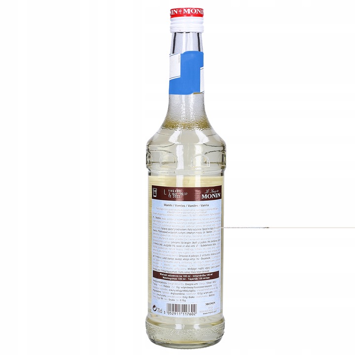 Syrop do kawy Monin Waniliowy bez cukru - 700 ml