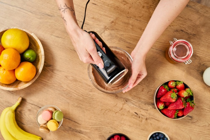 MIKSER RĘCZNY TURBO ROBOT KUCHENNY 5 BIEGÓW PRĘDKOŚCI 2 MIESZADŁA