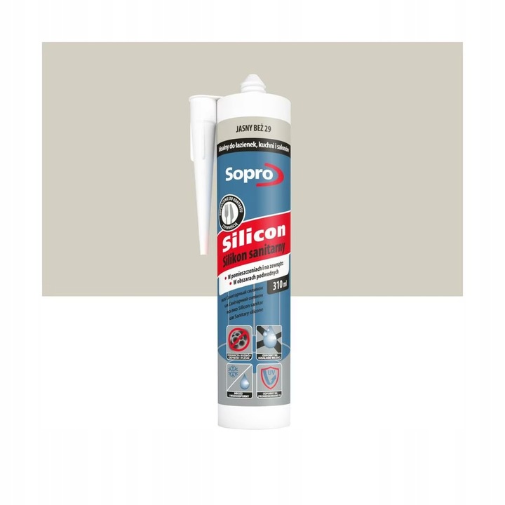 Silikon Sopro Sanitarny 29 Jasny Beż 310 ml