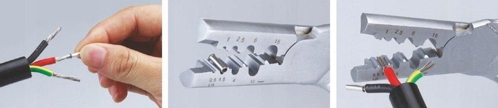 ZACISKARKA PRASKA DO KABLI TULEJEK KOŃCÓWEK 0,5-16