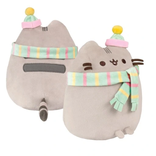 PUSHEEN w czapeczce i szaliczku 24cm SUPER SOFT
