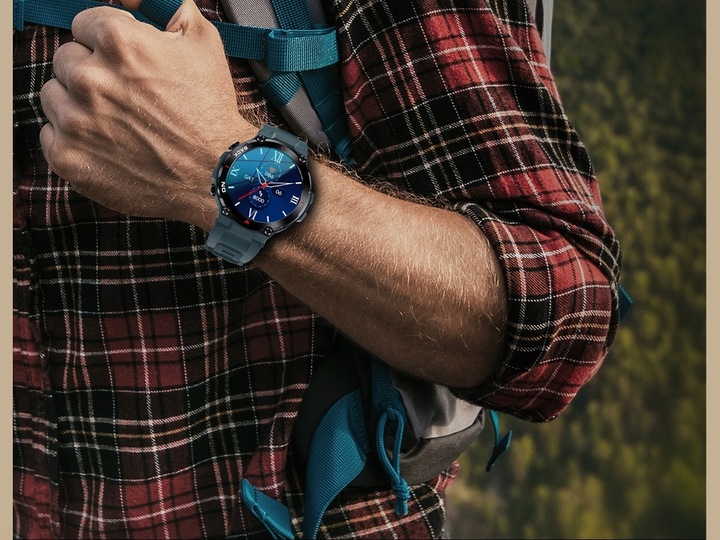 SMARTWATCH Zegarek Sportowy Męski GPS do Biegania