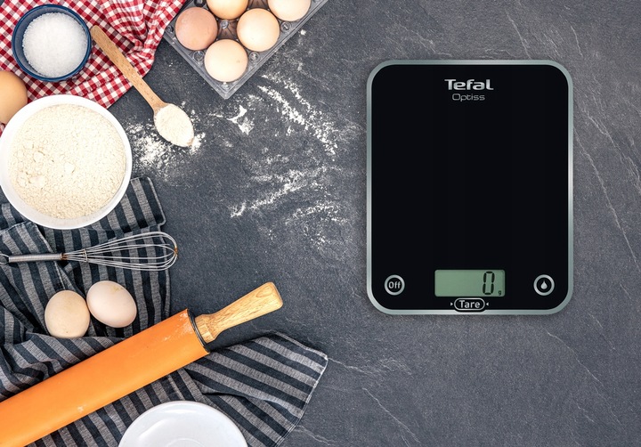 Waga kuchenna Tefal Optiss BC5005V0 Czarne szkło hartowane 5kg do