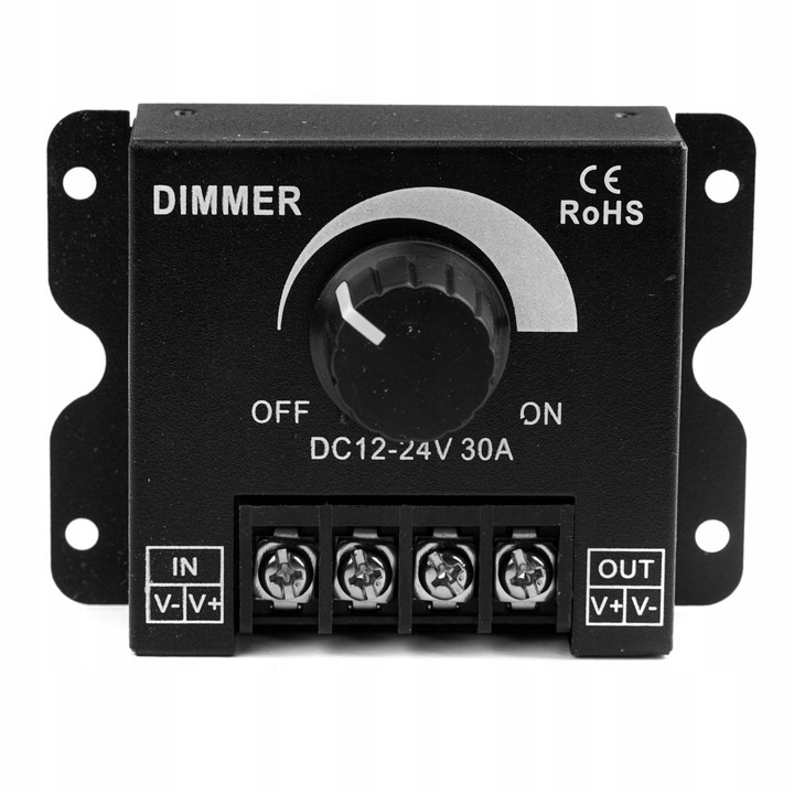 Ściemniacz LED DIMMER regulator 12V 24V 30A 360W