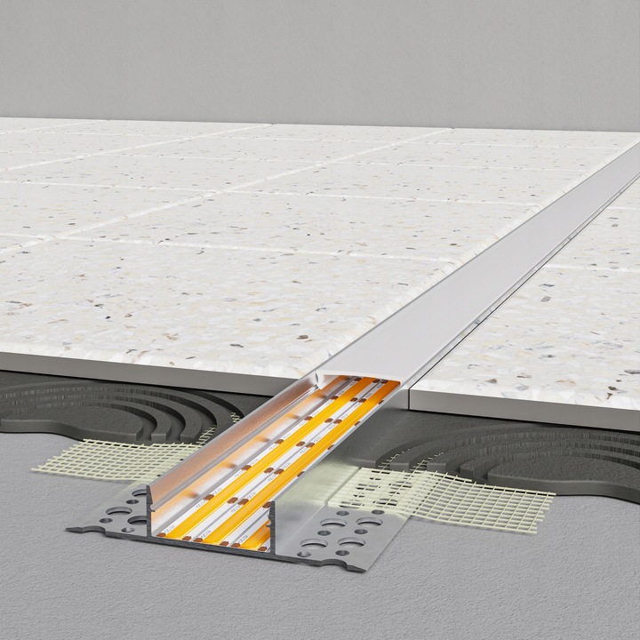 Profil LED Aluminiowy Do Płyt GK Gipsowych Wpuszczany Regips 2m