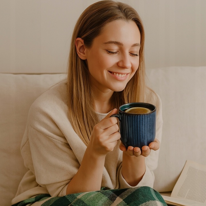 Zestaw KUBKÓW do kawy Kubki Altom Design Reactive Stripes 400 ml 6