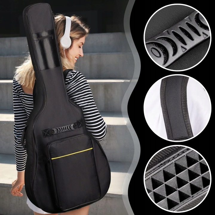 POKROWIEC NA GITARĘ KLASYCZNĄ AKUSTYCZNĄ SZELKI